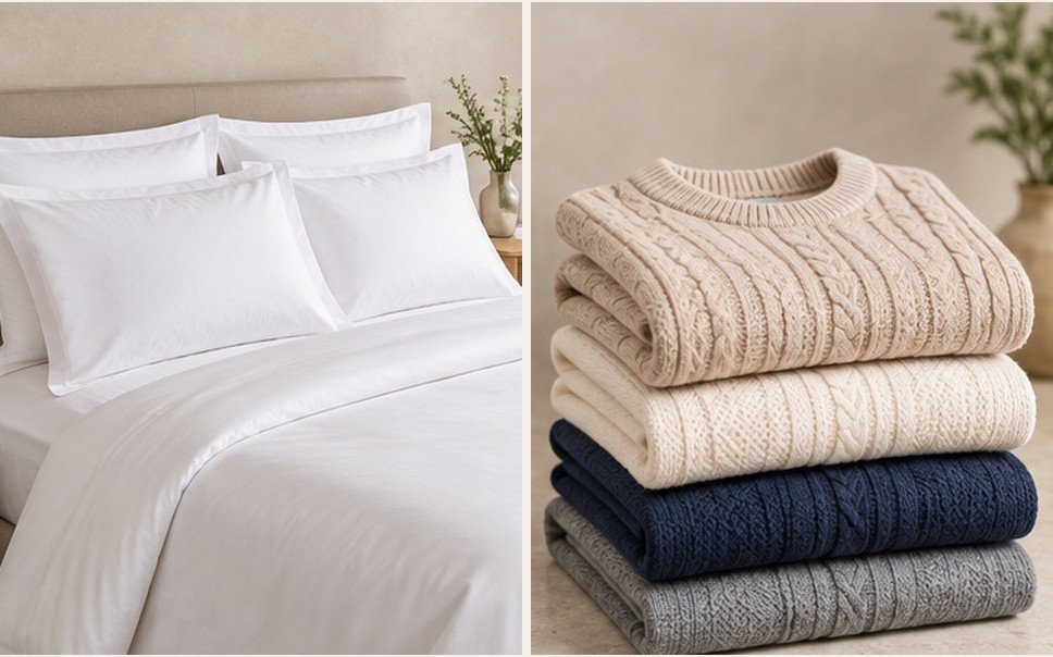 Distinct unbranded garment-care product photographs (illustrative)