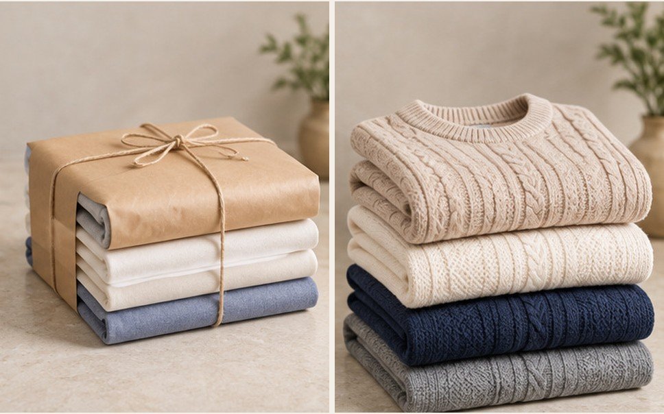 Distinct unbranded garment-care product photographs (illustrative)